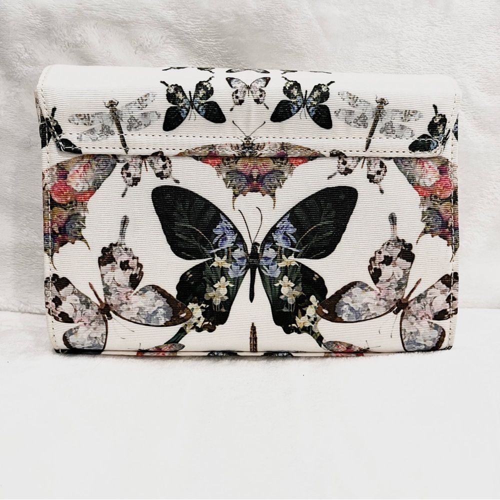 Ted Baker London RARE 2017 Strisa Butterfly Print Clutch NWOT - Picture 7 of 12